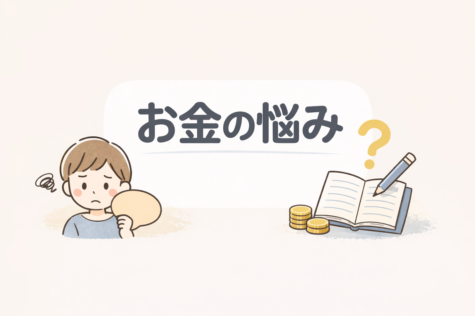 お金の悩みを言葉にできず相談できない状態を整理する記事