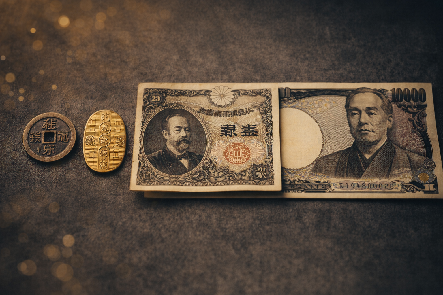 日本のお金の歴史を象徴する硬貨と紙幣の変遷｜和同開珎・小判・明治円・現代紙幣